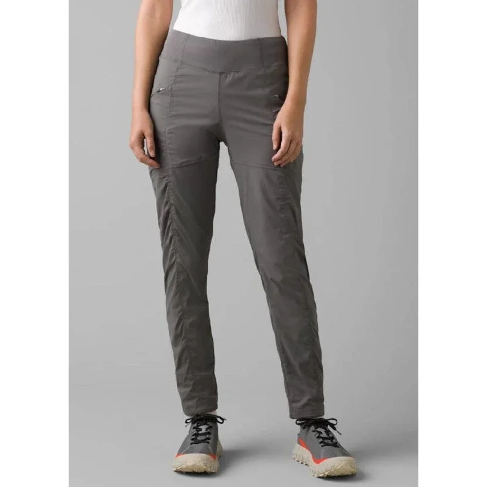 PrAna Koen Pant Mid Rise Regular Solid Gray Size L NWT
